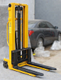 Hydraulic manual pallet stacker_ hand hydraulic lifter stacker for sale 1T 2T 3T