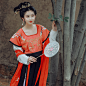 华姿仪赏 红玉 原创设计汉服唐制坦领襦裙汉服女装 非古装-淘宝网