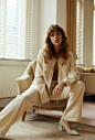 Lois Jeans F/W17 Campaign | Cream cord jacket & jeans | @styleminimalism