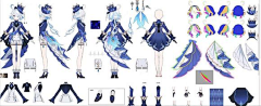 csenmilu采集到原神-角色细节设定