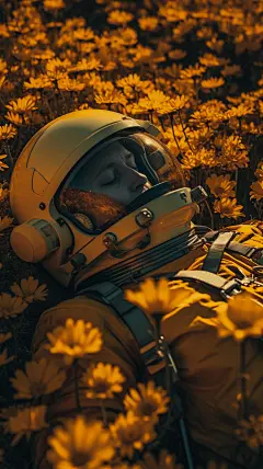 超有氛围感的太空人照片