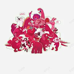怪兽插画 元素 免抠png 设计图片 免费下载 页面网页 平面电商 创意素材