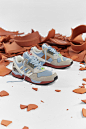 end clothing adidas originals consortium zx 9000 kiln pale blue sky grey terracotta vase clay pottery release information buy cop purchase 