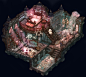 ArtStation - tree of savior, JEONG WON AN Fantasy Rooms, Fantasy Castle, Fantasy House, Fantasy Places, Fantasy Concept Art, Fantasy Map, Fantasy World, Environment Concept Art, Environment Design