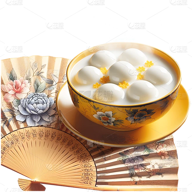 元宵节闹元宵3D立体C4D实景元宵元素素材素材-花瓣网