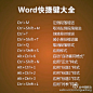 Word快捷键大全