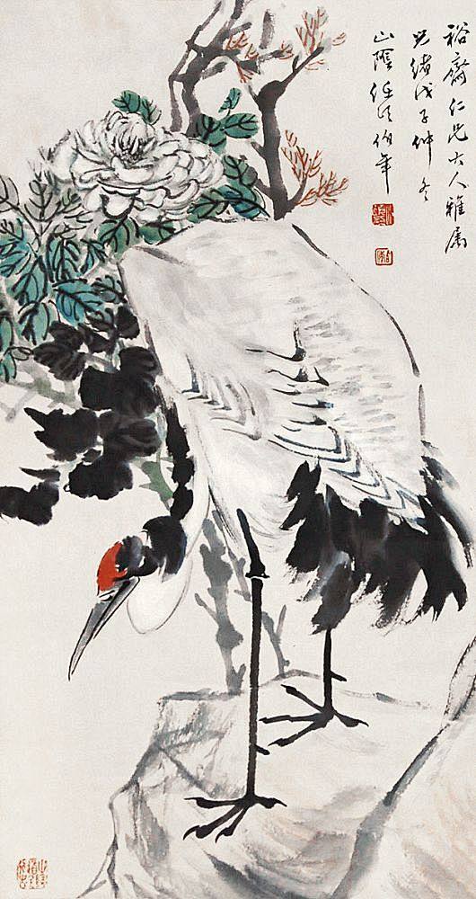任颐-任伯年——花鸟画欣赏 | 任颐(1840-1896)，即任伯年，清末著名画家。初名润，字次远，号小楼(亦作晓楼)，后改名颐，字伯年，别号 ...