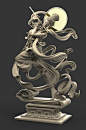 敦煌雕像模型 - 角色/人物/生物 - 作品模型 - CG模型网