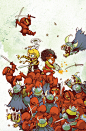 Fearless Defenders baby by skottieyoung