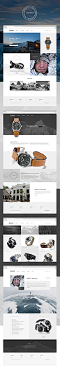 Kobold Watche via Behance: 国外电商网页设计 Ecommerce web design
