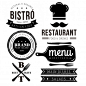 Restaurant logo collection Free Vector