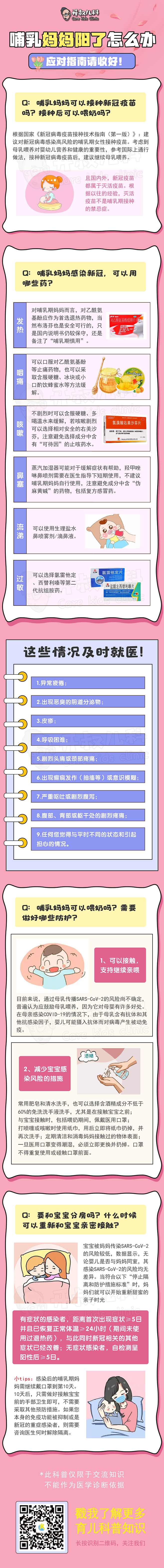 哺乳妈妈阳了