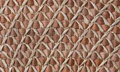 colored texture of the old wicker basket with abst