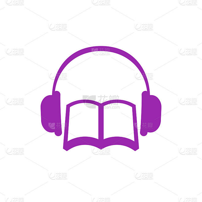 有声读物矢量图标