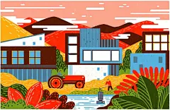 ◉◉ 微博@辛未设计 ⇦了解更多。  ◉◉【微信公众号：xinwei-1991】整理分享  。插画设计矢量插画扁平插画扁平风手绘插画 (2183).jpg