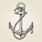 矢量手绘航海锚——纹身矢量Vector Hand Drawn Nautical Anchor - Tattoos Vectors锚、艺术设计、绘制元素,象征,图片,图标,说明,徽章,标签,海洋,航海,海军,对象,旧的,复古的,绳子,大海,形状,船,标志,素描,风格,象征,纹身,文本,旅游,矢量,古董 anchor, art, designer, drawing, element, emblem, graphic, icon, illustration, insignia, label, marine, n