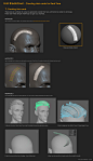 Howler Bust - Breakdowns, Vincent Ménier : Here are a couple of breakdowns from my Howler project. Big thanks to Adam Skutt who I learned a lot from regarding the hair.

Link to project: https://www.artstation.com/artwork/1G0Gq