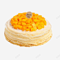芒果粒蛋糕元素图 页面网页 平面电商 创意素材