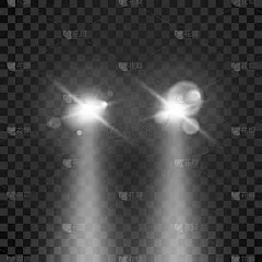 绘画插图,透明,矢量,前灯,背景,分离着色,正面视角,暗色,汽车,交通