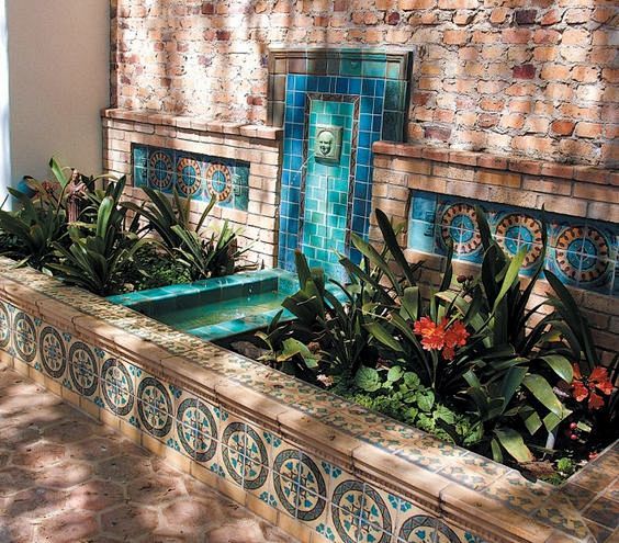 A beautiful tiled fo...