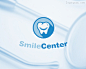 标志说明：SmileCenter牙科医院标志设计欣赏。——LOGO圈