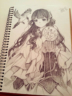彩璃cairly采集到角虫家的画