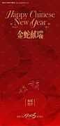 源文件下载【金蛇献瑞新春创意海报】编号：99900028089547663