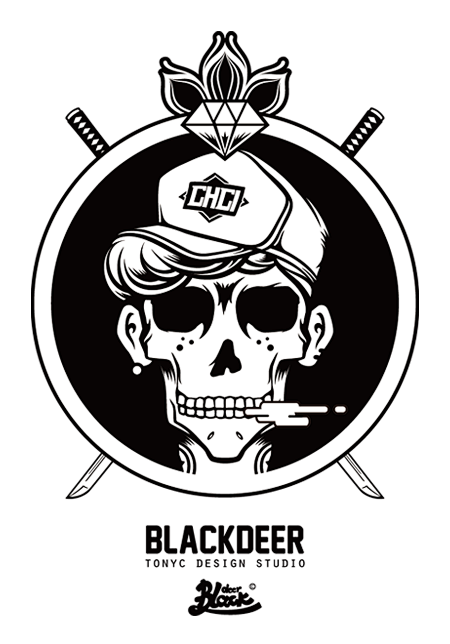 黑鹿 black deer blackd...