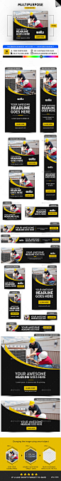 Multipurpose Banners - Banners & Ads Web Elements