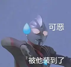 可恶被他装到了