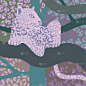 Leopard illustration. Wildlife.