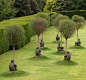 Jaume Plensa - Heart of Trees 5, exhibition at the Yorkshire Sculpture Park: 