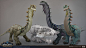 BFA - Brontosaurus, Ariel Fain : Bronto! This guy is probably one of my favorites out of this expansion and one of the literally the biggest asset I've made. 

Pack Variation props are by Ashleigh Warner
https://www.artstation.com/ashdoodles