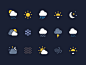  Weather Icons (Made with Figma)