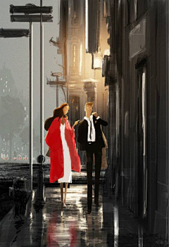 豆元元采集到美国插画师Pascal Campion