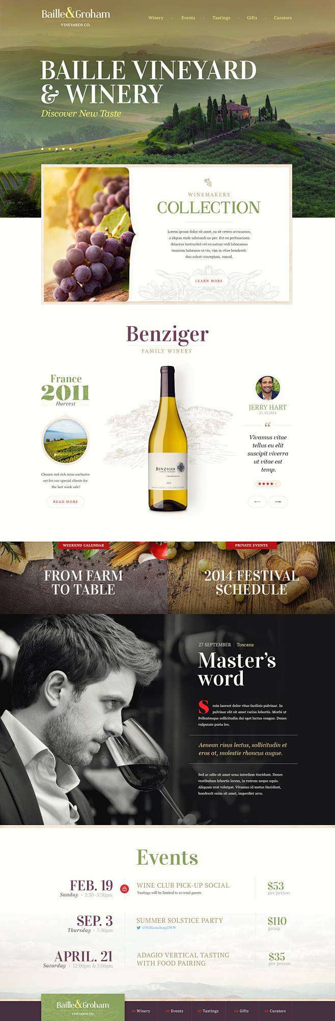Wine   web site desi...