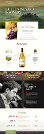 Wine   web site design