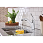 MOEN Brecklyn Single-Handle Pull-Out Sprayer Kitchen Faucet with Power Clean in Chrome-87557 - The Home Depot
