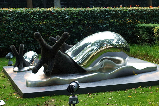  静安雕塑公园的国际雕塑展