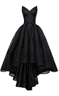 Zac Posen Embroidered Organza Gown