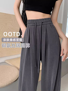 -眺望的年糕采集到裤子主图