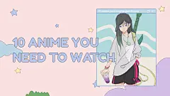 Comic Anime Recommendation YouTube Thumbnail