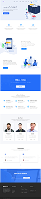 Appland app software saas startup showcase theme landing full page design by droitlab