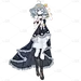 手绘小女孩洛丽塔人物2