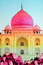Rainbow Taj Mahal