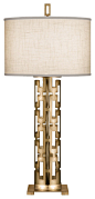 Fine Art Lamps 787310-2ST Allegretto Gold Leaf Table Lamp midcentury-table-lamps