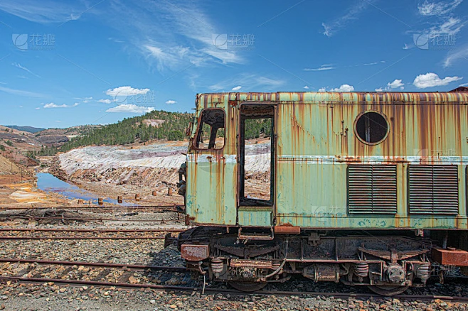 Old Train, Mines de Riotinto, Huelva，西班牙素材-花瓣网