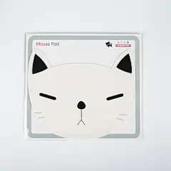 韩国原产CHERRYCAT个性时尚鼠标垫生气版黑色耳朵猫咪 黑白【鼠标垫】- 喜地