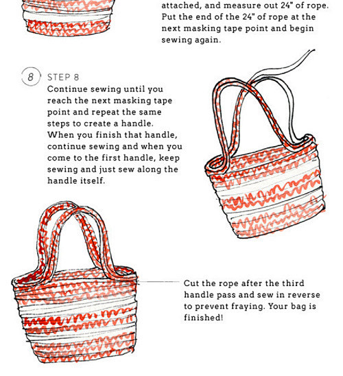 购物快乐—DIY编织购物袋