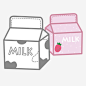 牛奶盒子高清素材 产品包装 外包装 容器 形状 纸盒 免抠png 设计图片 免费下载